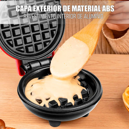 Mini Waflera Maquina Waffles Wafleras Reposteria Mini Wafler
