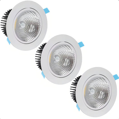 Pack X3 Lamparas Led Techo Foco 16w Lampara Dormitorio Blanco Frio Lampara De Techo Redonda Led Embutida Luz Fria Arcashopping Focos Led Embutidos Luz Fria Luces Led Foco Led 16w