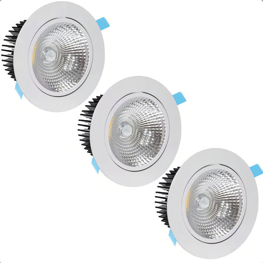 Pack X3 Lamparas Led Techo Foco 16w Lampara Dormitorio Blanco Frio Lampara De Techo Redonda Led Embutida Luz Fria Arcashopping Focos Led Embutidos Luz Fria Luces Led Foco Led 16w