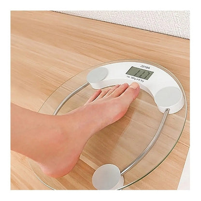 Balanza Pesa Digital Baño Vidrio Templado 180kg