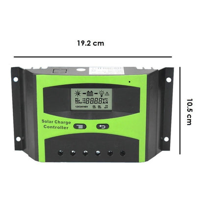 Regulador De Carga Solar Con Pantalla Lcd Controlador 30 Amp