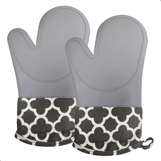 Pack X2 Guantes Para Horno Toma Ollas Guantes Silicona Cocin