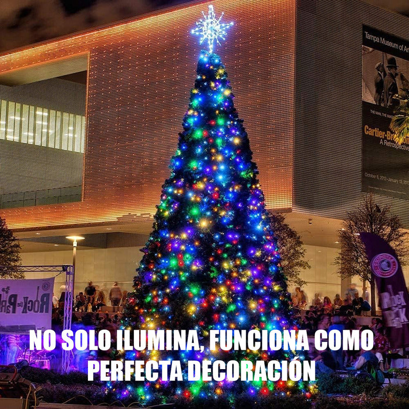 Pack X2 Luces Navideñas Solares Luces Led Solar Luces Navida