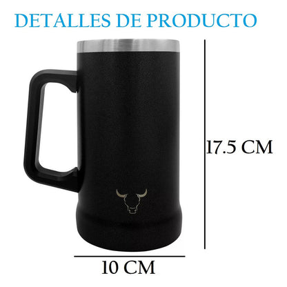Vaso Cerveza Mug Wayu Taza Acero Inoxidable Vaso Shopero Way