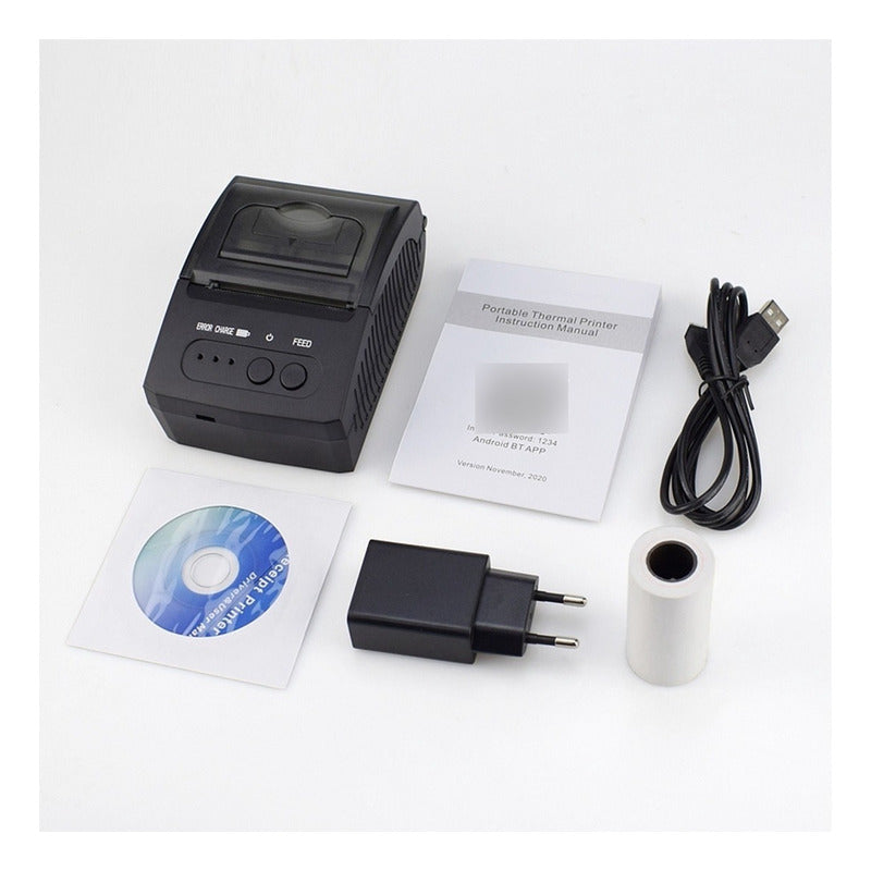 Mini Impresora Vt Con Bluetooth Térmica Portátil Android De 58 Mm Mtp2