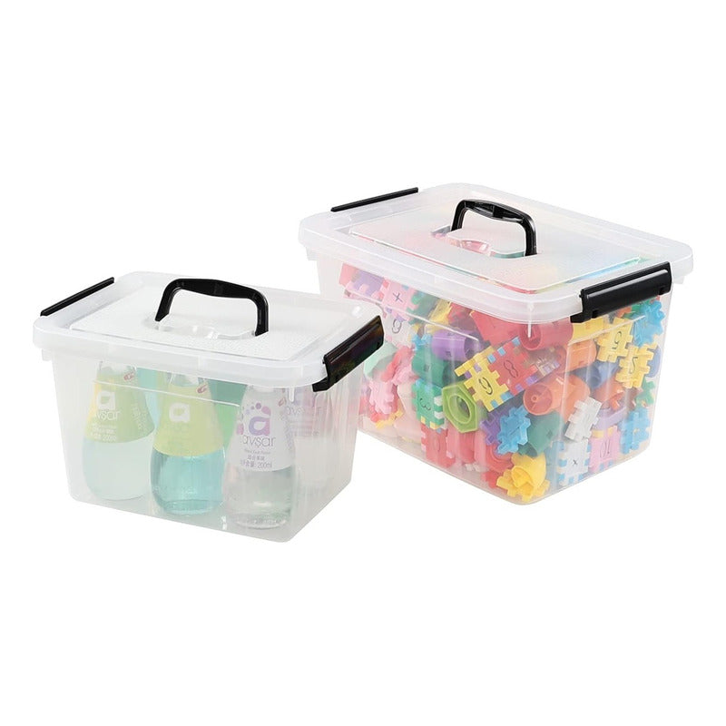 Cajas Plasticas Organizadoras Caja Almacenamiento Con Tapa