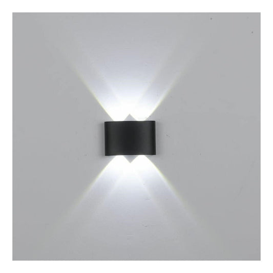 Pack X3 Lampara Led Focos Exterior Pared 4w Luz Fria 6000k