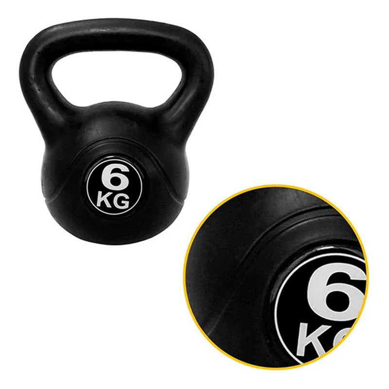 Pesa Rusa 6kg Pesa Kettlebell Mancuerna Ejercicio Crossfit
