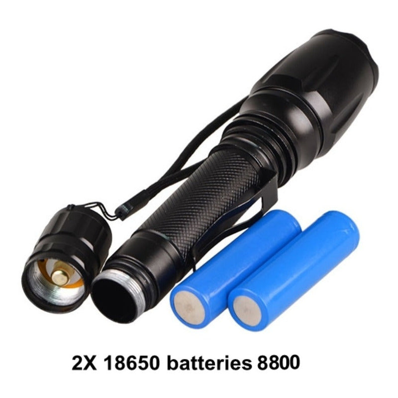 Pack X4 Linterna Led Camping Linterna Tactica 18000 Lumens