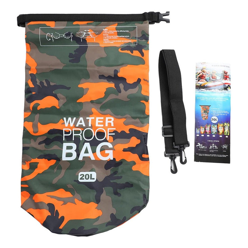 Bolso Seco Impermeable Mochila Camping 15 Litros Waterproof