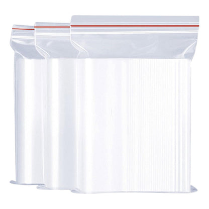 Pack 100 Bolsas Herméticas Transparente 8.5x12 Bolsa Plastic