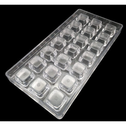 Molde Chocolate Policarbonato Moldes Para Bombones Cuadrado