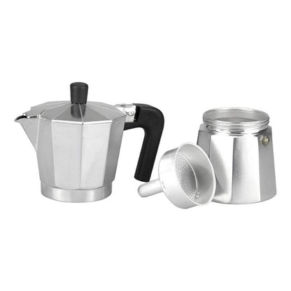 Cafetera Italiana 6 Tazas Cafetera + Molinillo Electrico