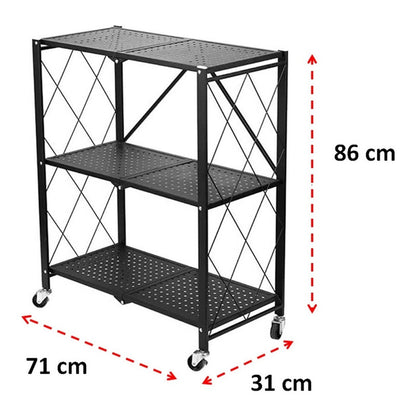 Estante Organizador 3 Niveles Carrito Organizador Con Ruedas