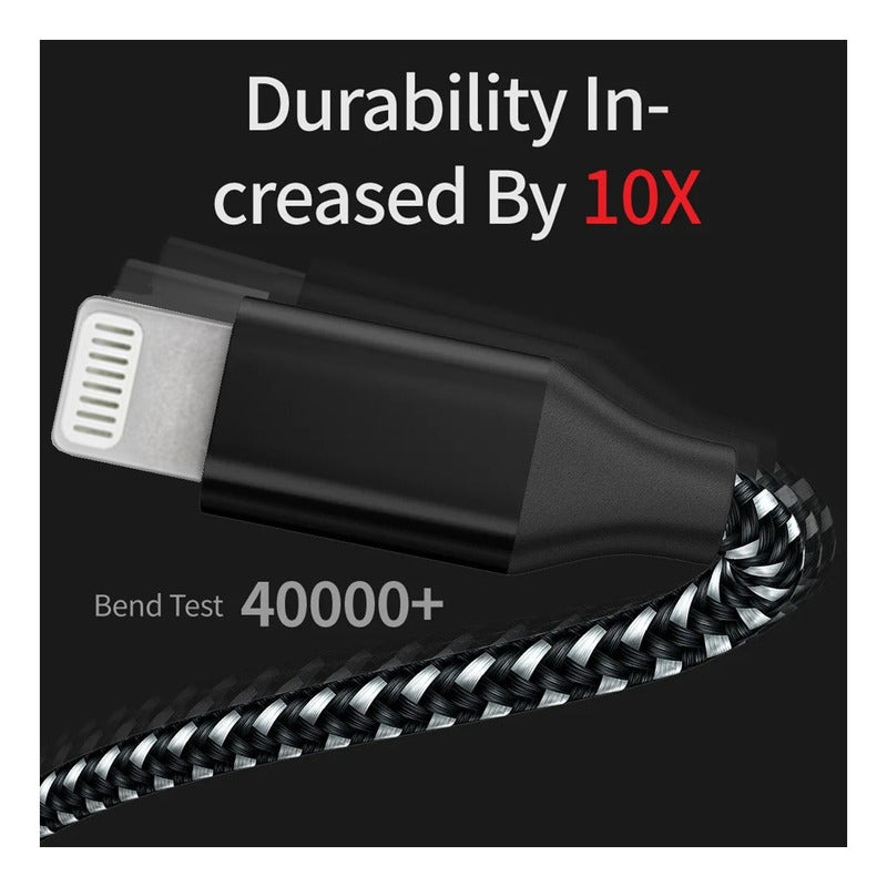 Cable Para Lightning Usb Cable Carga Rapida 3 Metros