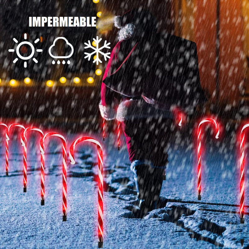 Pack X5 Estacas Navidad Luces Navideñas Luces De Navidad Led