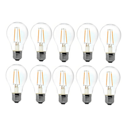 Pack X10 Ampolleta Arcashopping Vintage 2w E27 Filamento Luz Calida Ampolleta Vintage Ampolleta Lampara