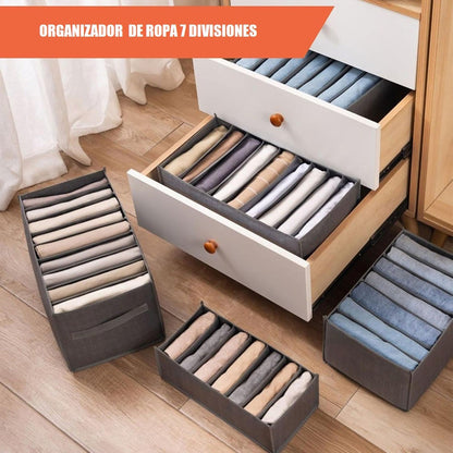 Organizador De Ropa Organizador Ropa Interior 7 Divisiones