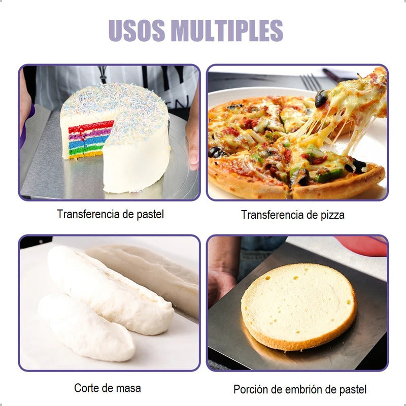 Pack X2 Elevador De Tortas Espátula Pala Levanta Queques