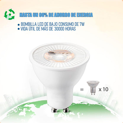 Ampolleta Led 7w Ampolletas Led Gu10 Bombilla Led 7w Gu10