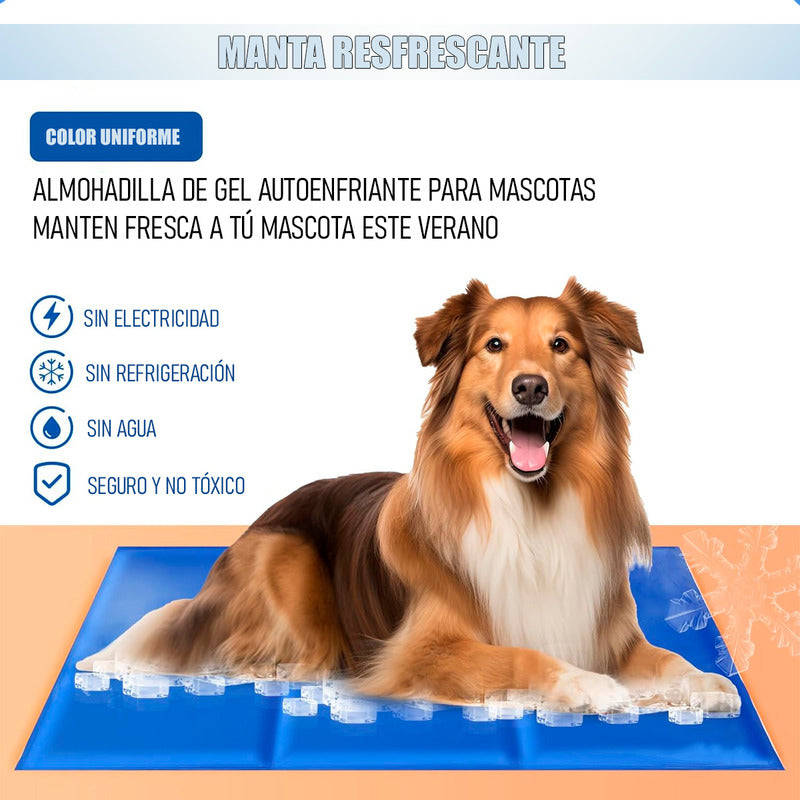 Manta Refrescante Mascota Alfombra Refrescante Perro Gato Ge