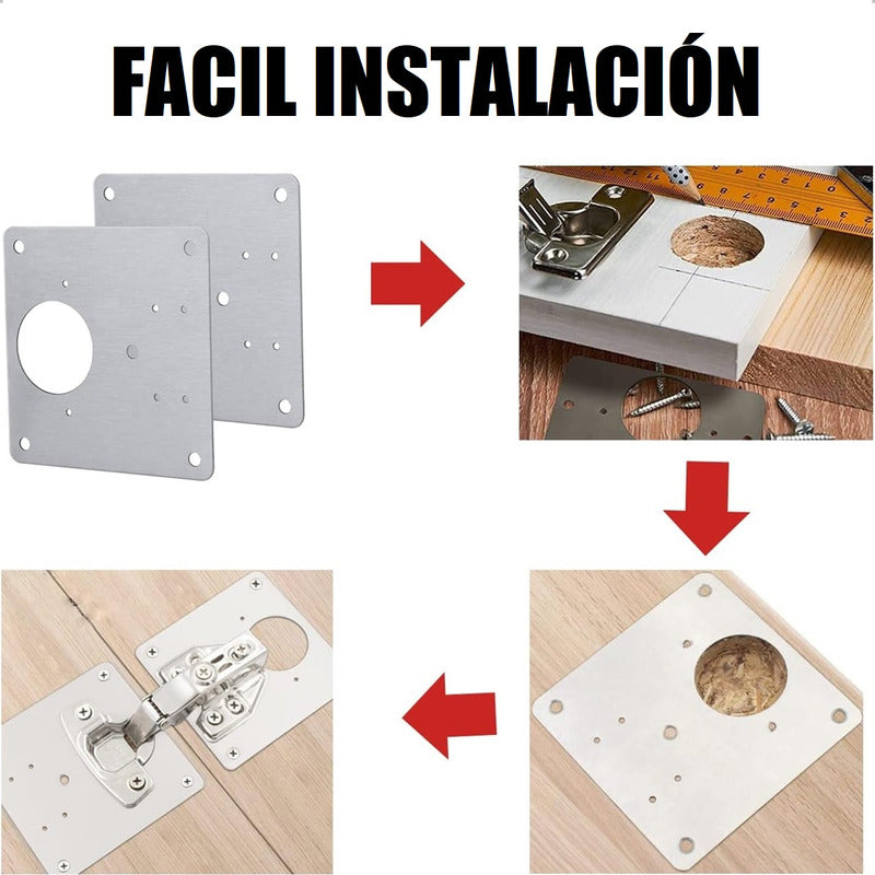 Placas Reparadoras De Bisagras Placas De Montaje De Bisagra
