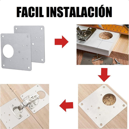 Placas Reparadoras De Bisagras Placas De Montaje De Bisagra