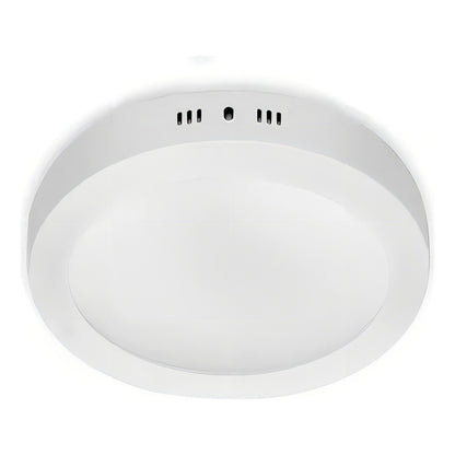 Panel Plafon Led 12w Aplicar Cuadrado Blanco