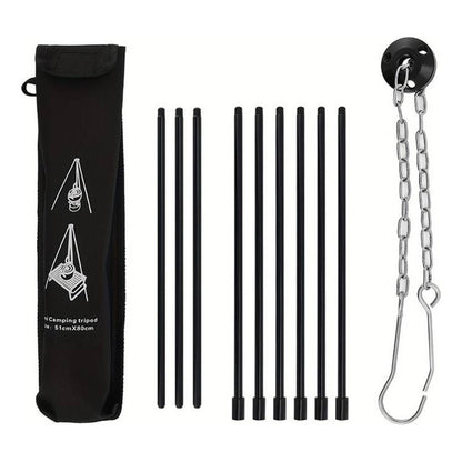 Trípode Camping Portátil Trípode Plegable Para Cocinillas