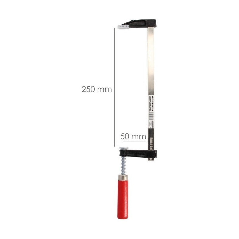 Pack X3 Prensa Sargento Tipo F Carpintería 200x50mm Abrazade