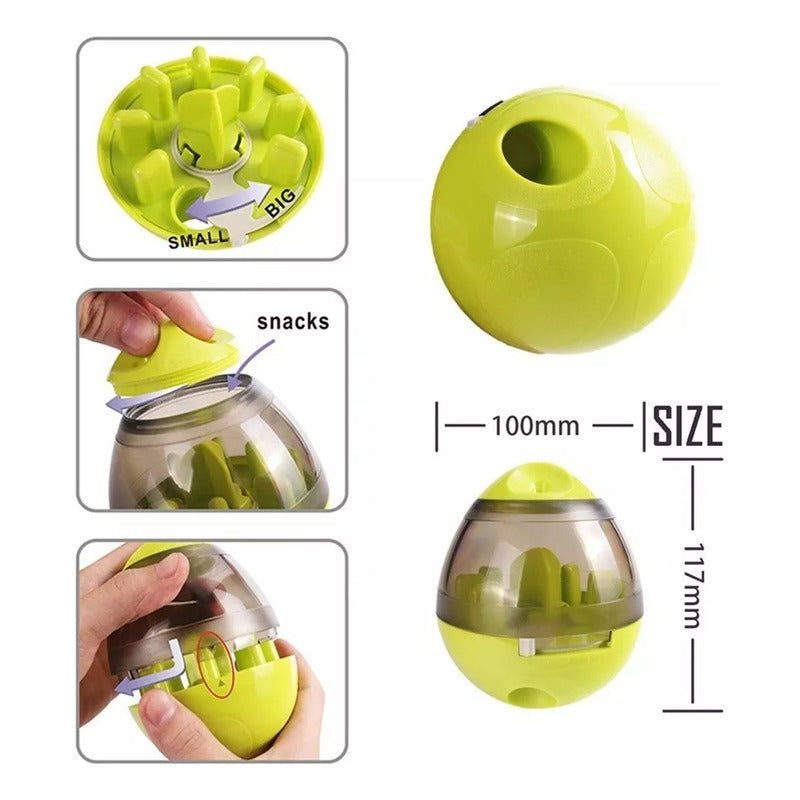 Dispensador De Comida Para Perros Juguete Interactivo Mascot