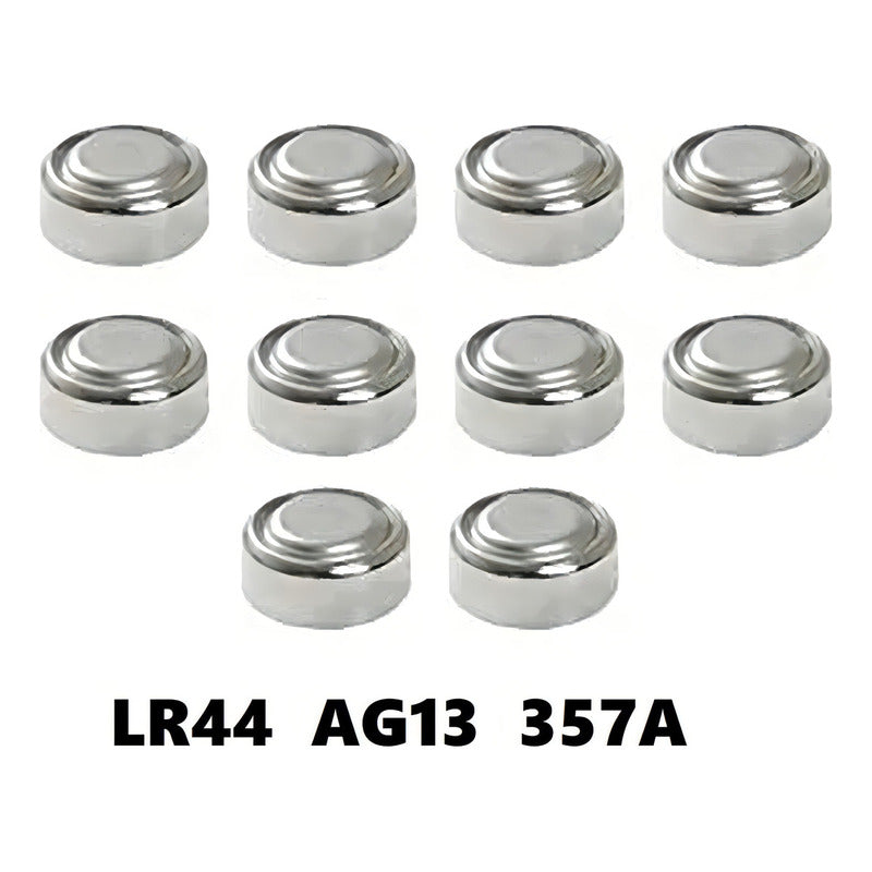 Pack 10 Pila Bateria Ag13 A76 Lr44 Alcalina Baterias Lr44