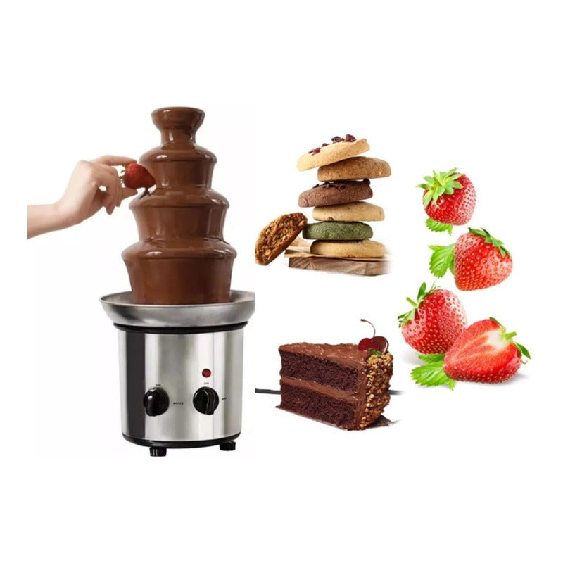 Cascada De Chocolate Maquina Derretir Chocolate Fondue Acero