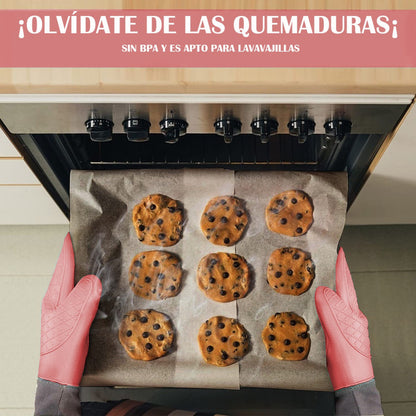 Guantes Para Horno Toma Ollas Guantes De Silicona Cocina