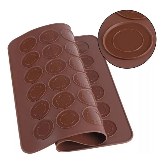 Molde Silicona Tapete Silicona Macarons Lamina Para Horno 30