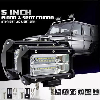 Focos Neblineros Led Barra 72w Neblineros Led Auto Moto