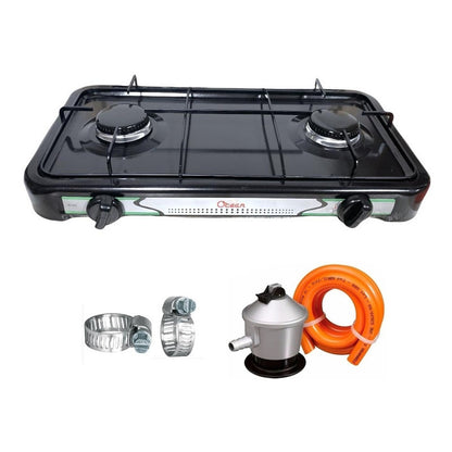 Set Cocinilla A Gas Regulador Manguera Cocinilla Camping