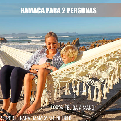Hamacas 100% Algodon Premium 2 Plazas Hamacas