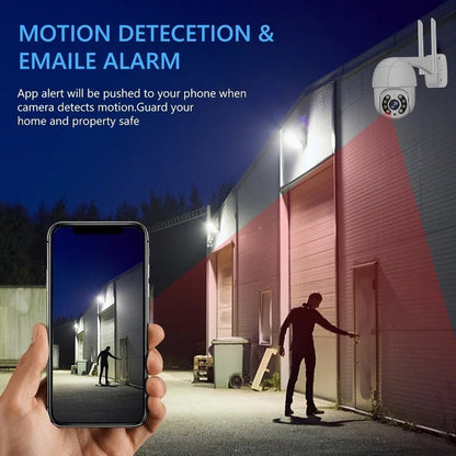 Camara Ip Interior Exterior Wifi Camaras De Seguridad Wifi Color Blanco
