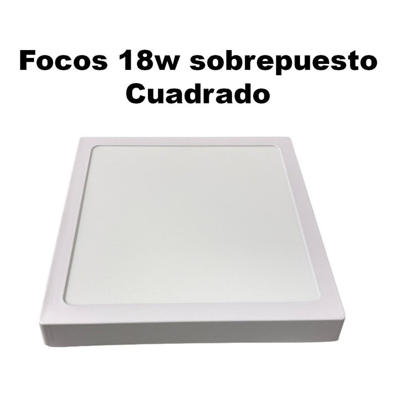 Foco Led Sobrepuesto Foco Led Sobrepuesto 18w Lamparas Techo