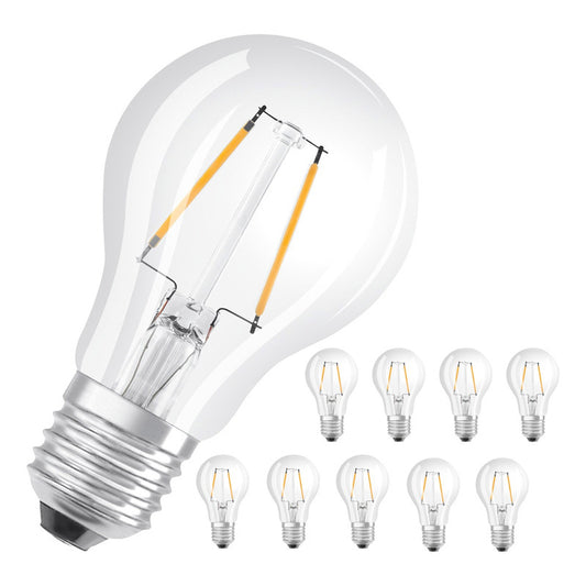Pack X10 Ampolleta Arcashopping Vintage 2w E27 Filamento Luz Calida Ampolleta Vintage Ampolleta Lampara