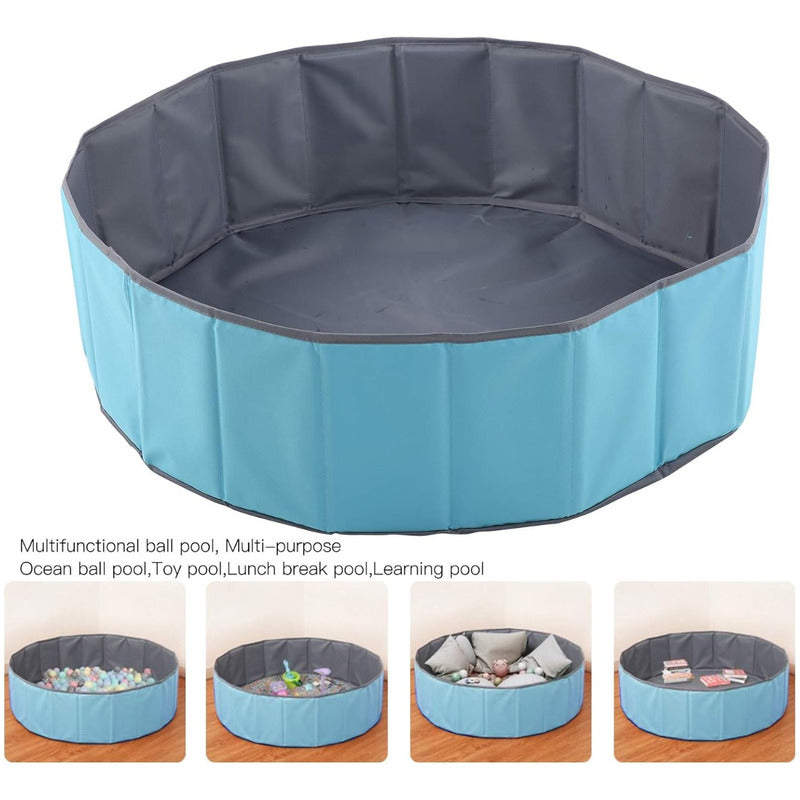 Piscina Para Perros Piscina Plegable Mascotas Perro 120x30cm