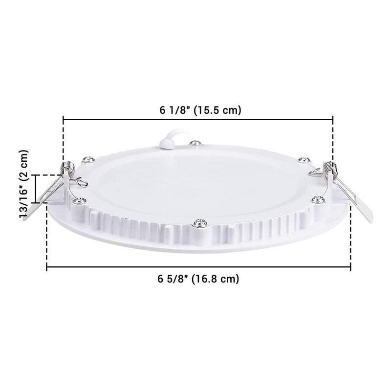 Foco Led Embutido Plafón Led 12w Focos Embutidos Panel Led