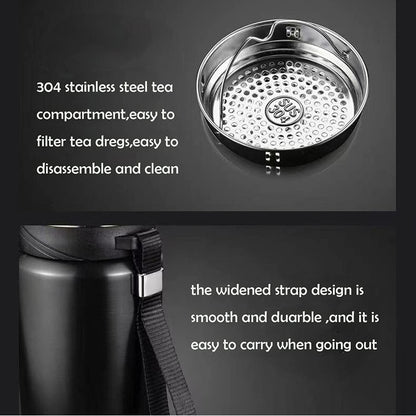 Termo Individual Termo Para Mate Botella Agua Acero Inoxidab