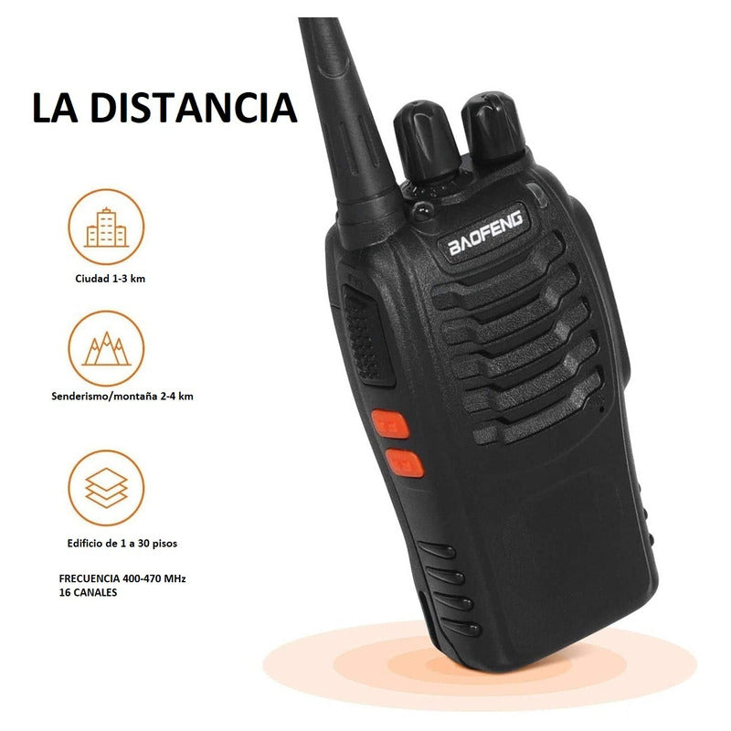 Radio Transmisor Walkie Talkie Radio Portátil Waki Toki
