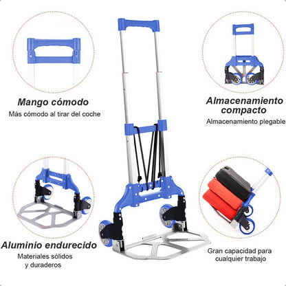 Carro De Carga Yeguas Carro De Compras Yegua Plegable 80 Kg