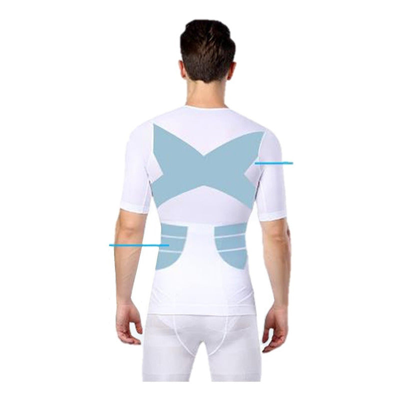Polera Reductora Polera Faja Compresion Hombre Adelgazante H