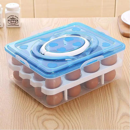 Organizador De Huevos Caja Para 32 Und Huevera Portahuevos