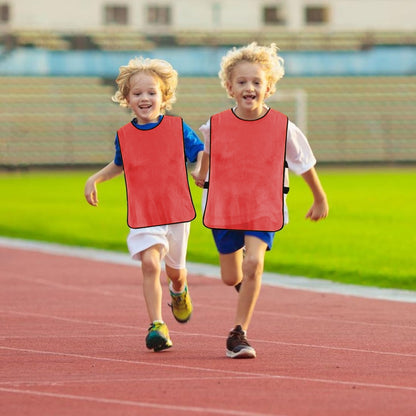 Pack X10 Chalecos Deportivos Petos Para Niños Camiseta Futbo