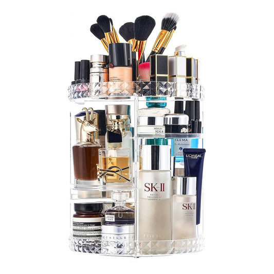 Organizador De Maquillaje Giratorio Organizador 360 Ajustabl